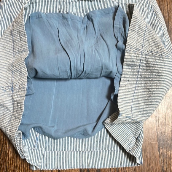 Free People Seersucker Stripe Skirt - Picture 6 of 9